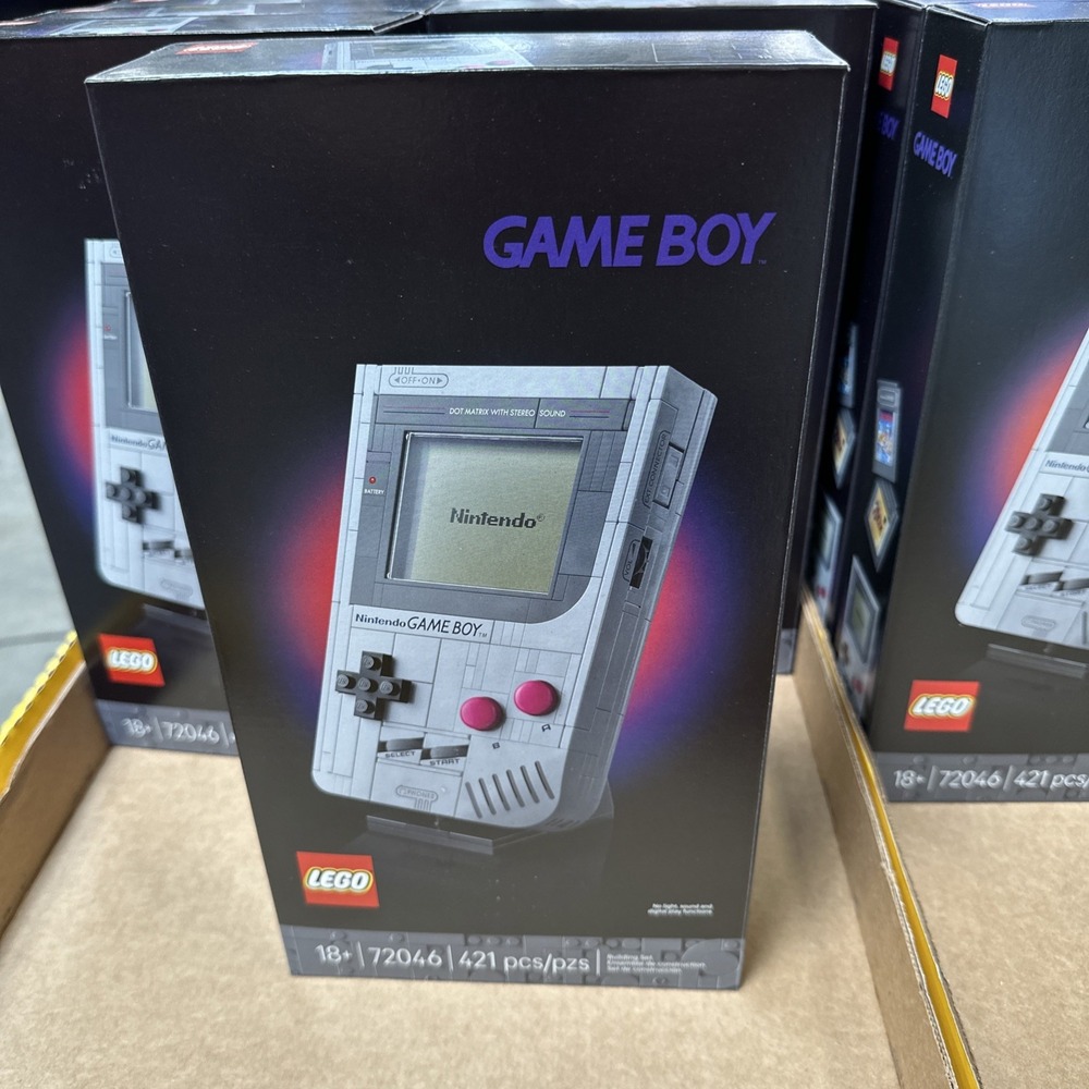 LEGO Game Boy 72046 Nintendo Super Mario Retro Console Building Set NEW Sealed